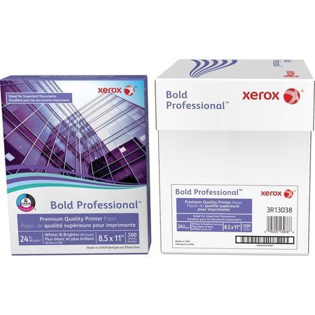 XEROX Paper, Profssionl, 24#, 8.5X11 Pk XER3R13038